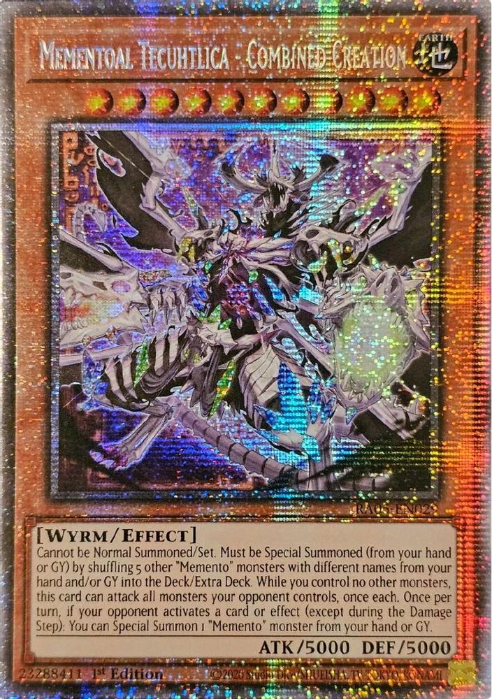 [STARLIGHT RARE] Mementoal Tecuhtlica - Combined Creation - (RA05-EN029) - 1st Edition