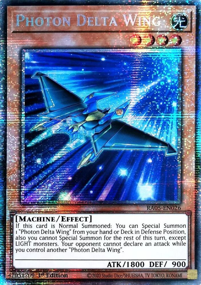 [STARLIGHT RARE] Photon Delta Wing - (RA05-EN026) - 1st Edition
