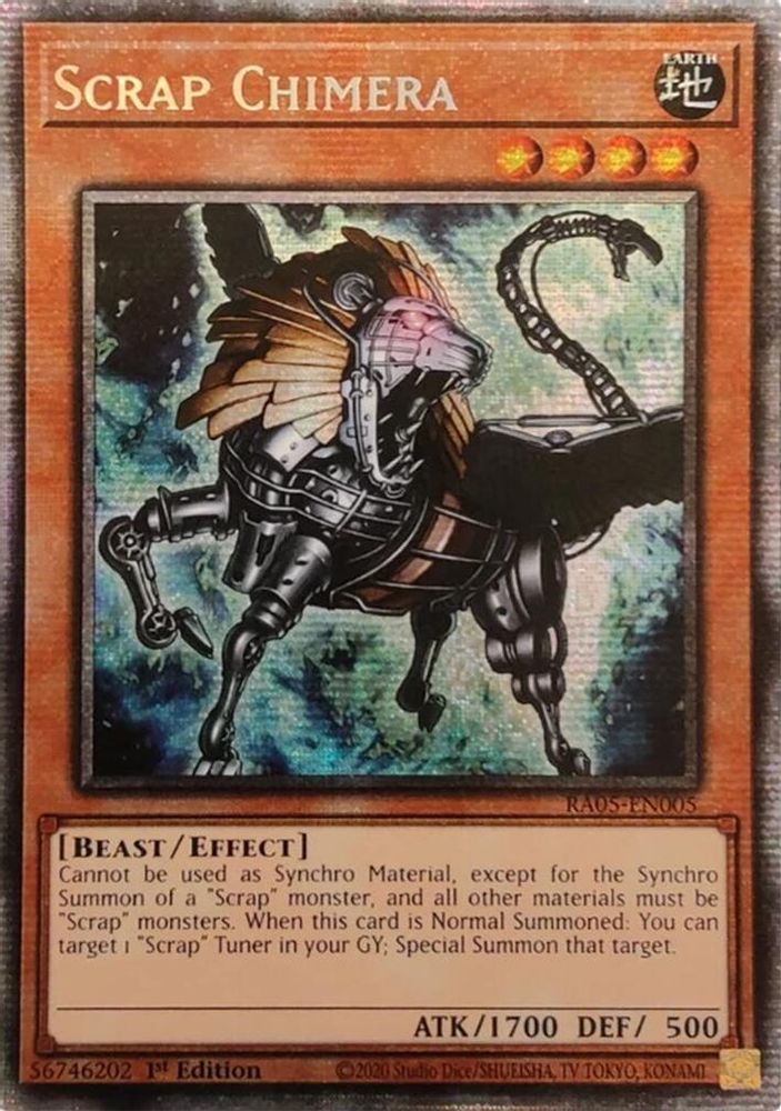 [STARLIGHT RARE] Scrap Chimera - (RA05-EN005) - 1st Edition