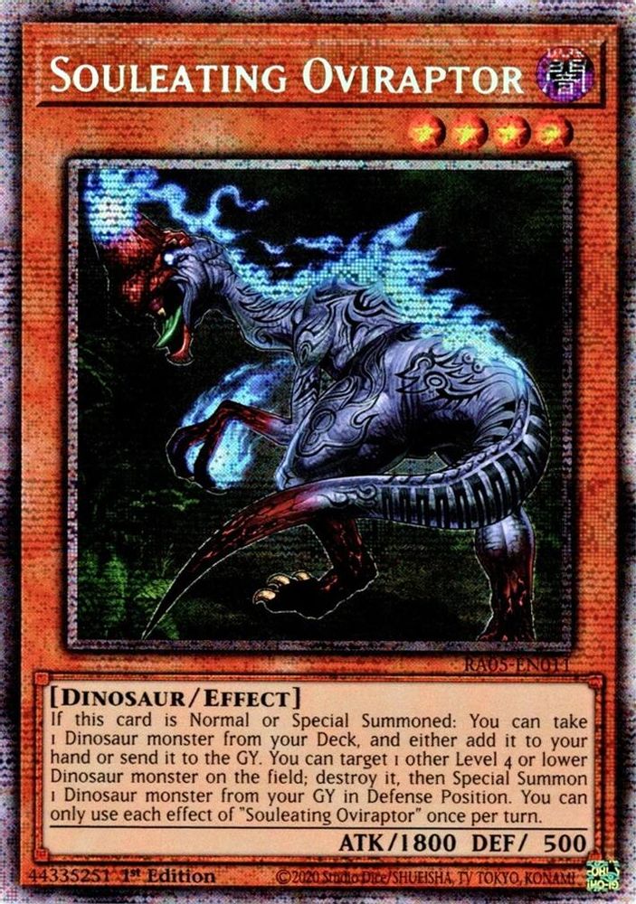 [STARLIGHT RARE] Souleating Oviraptor - (RA05-EN011) - 1st Edition
