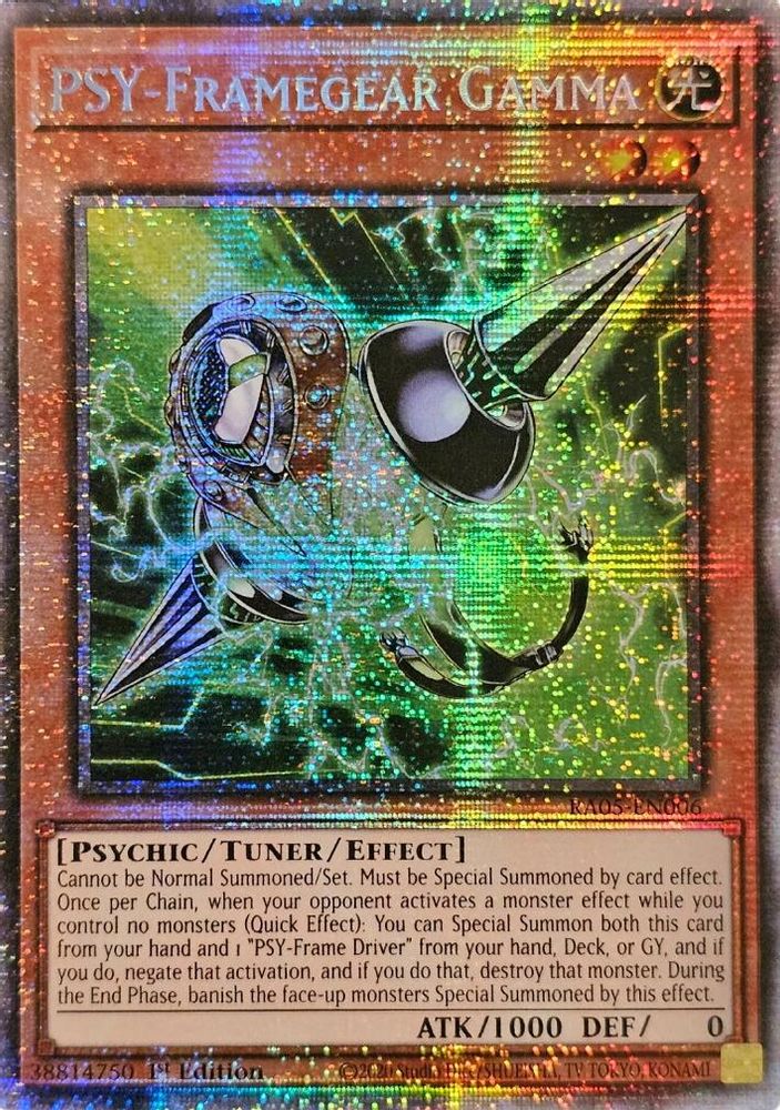 [STARLIGHT RARE] PSY-Framegear Gamma - (RA05-EN006) - 1st Edition