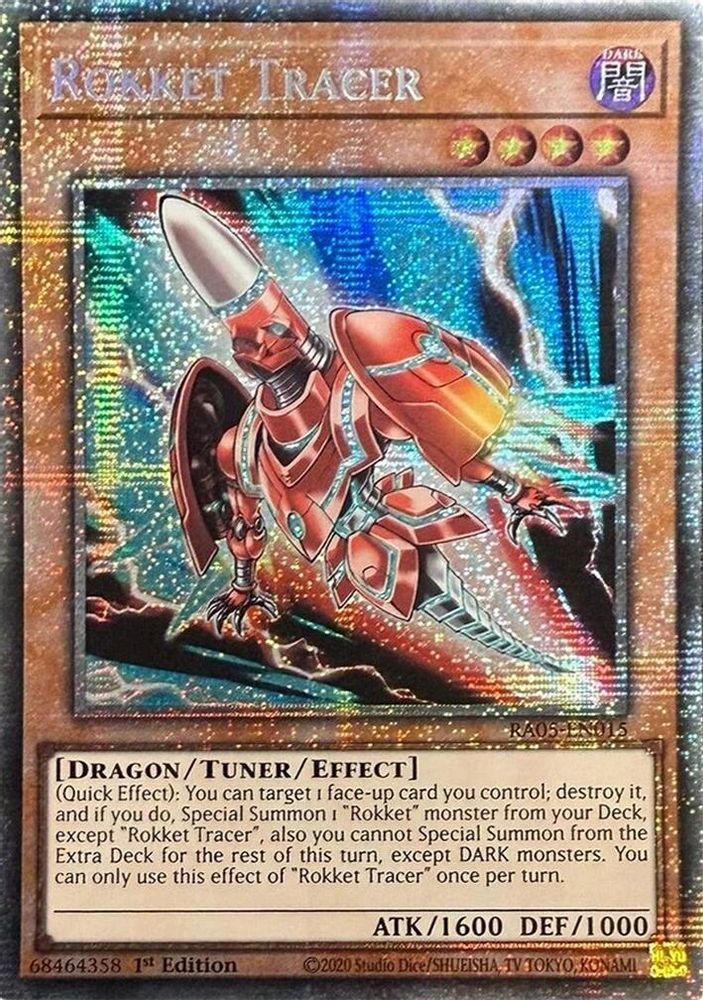 [STARLIGHT RARE] Rokket Tracer - (RA05-EN015) - 1st Edition