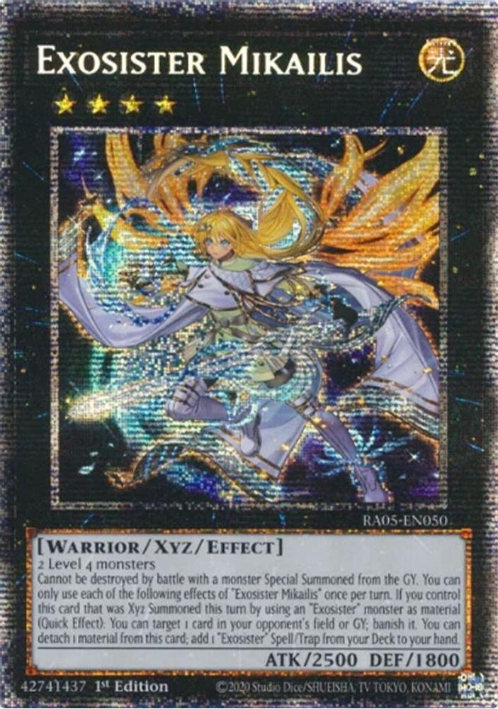[STARLIGHT RARE] Exosister Mikailis - (RA05-EN050) - 1st Edition