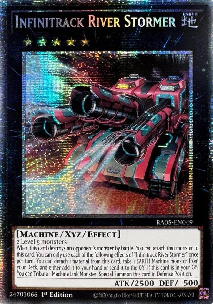 [STARLIGHT RARE] Infinitrack River Stormer - (RA05-EN049) - 1st Edition