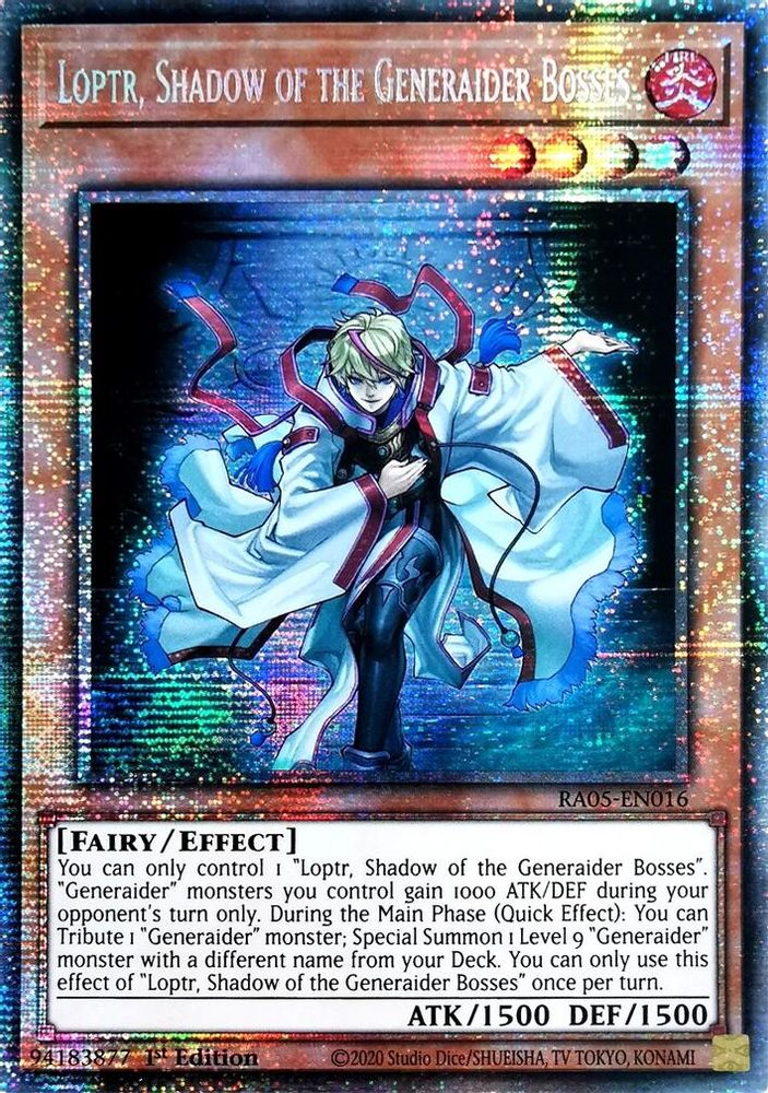 [STARLIGHT RARE] Loptr, Shadow of the Generaider Bosses - (RA05-EN051) - 1st Edition