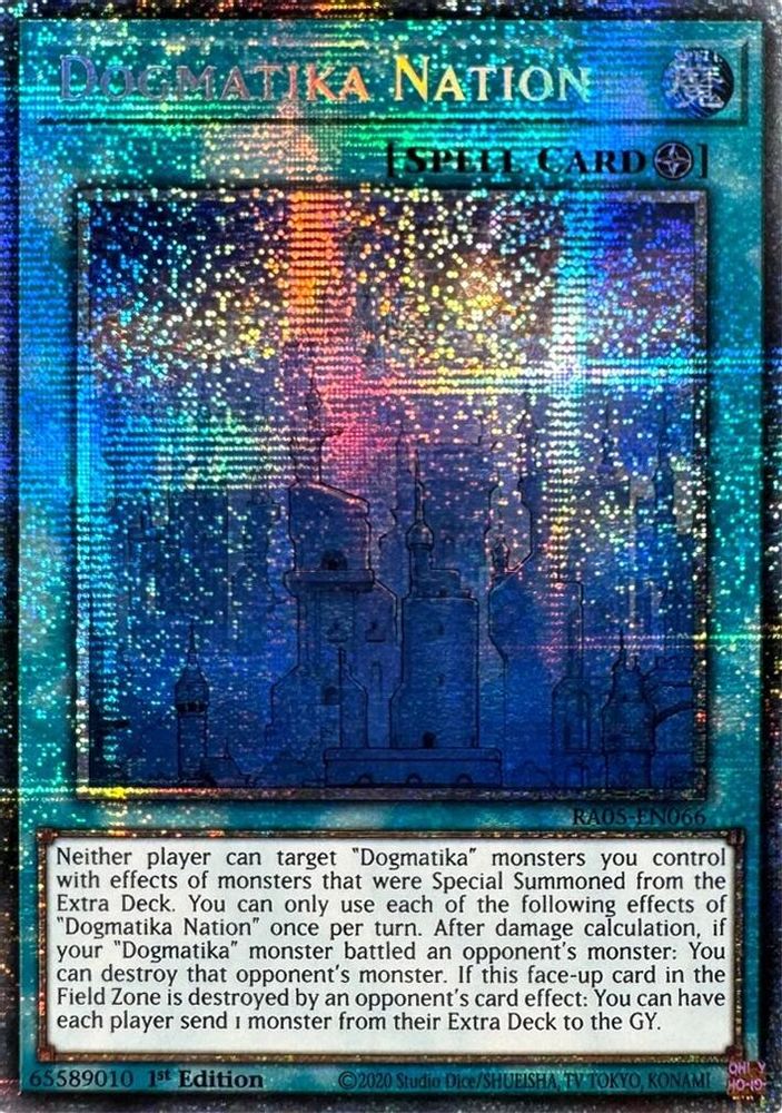 [STARLIGHT RARE] Dogmatika Nation - (RA05-EN066) - 1st Edition