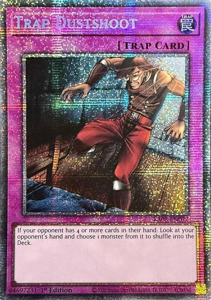[STARLIGHT RARE] Trap Dustshoot - (RA05-EN077) - 1st Edition