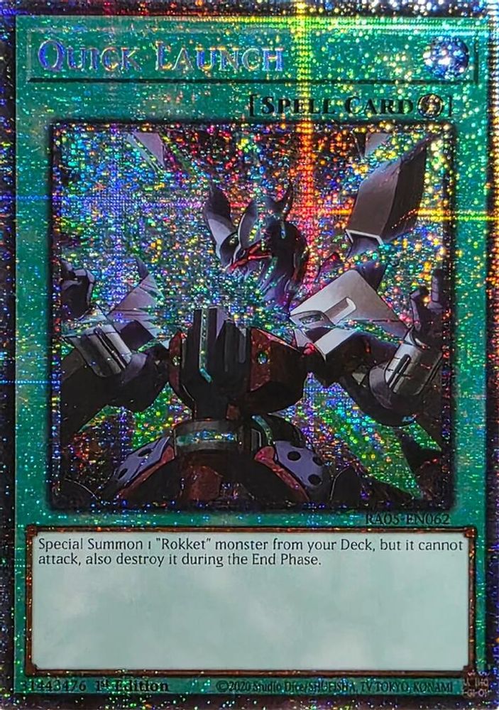 [STARLIGHT RARE] Quick Launch - (RA05-EN062) - 1st Edition