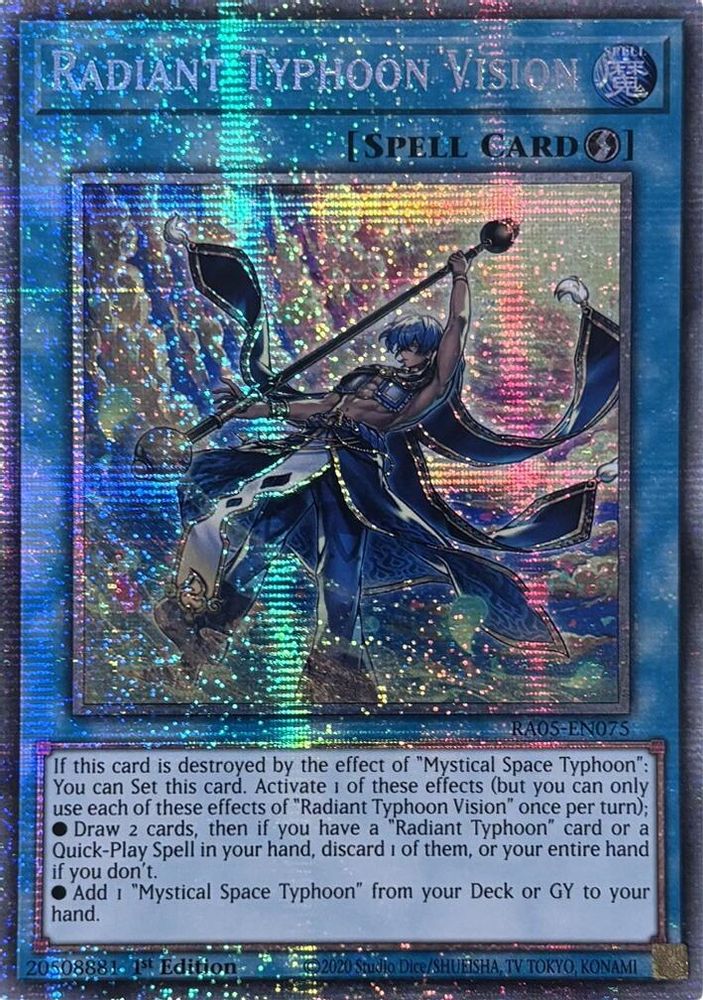 [STARLIGHT RARE] Radiant Typhoon Vision - (RA05-EN075) - 1st Edition