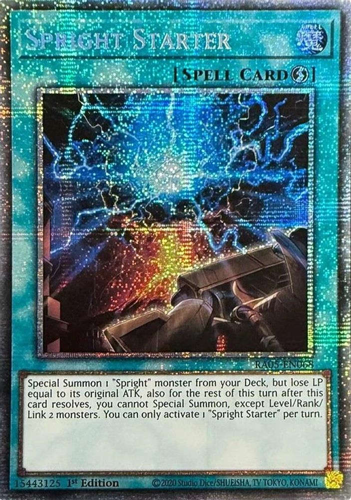[STARLIGHT RARE] Spright Starter - (RA05-EN068) - 1st Edition