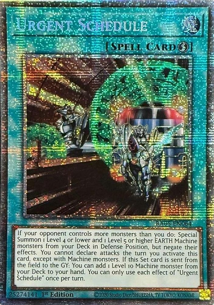 [STARLIGHT RARE] Urgent Schedule - (RA05-EN064) - 1st Edition