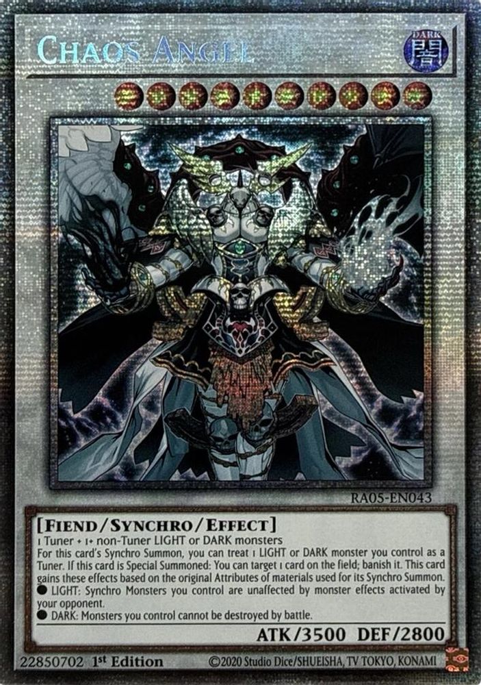 [STARLIGHT RARE] Chaos Angel - (RA05-EN043) - 1st Edition