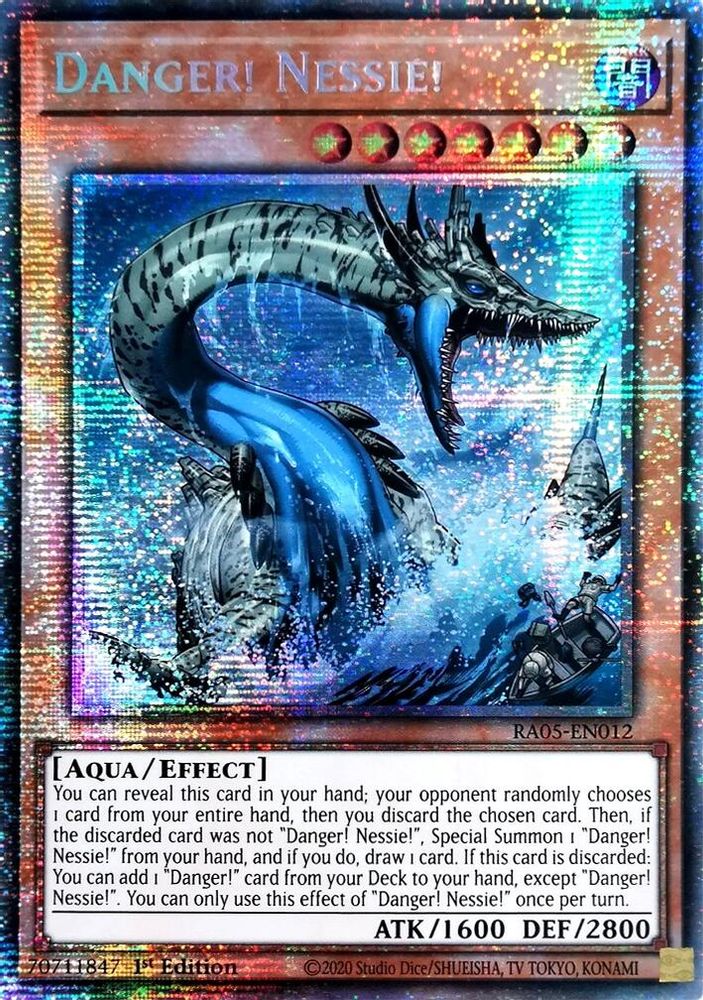 [STARLIGHT RARE] Danger! Nessie! - (RA05-EN012) - 1st Edition