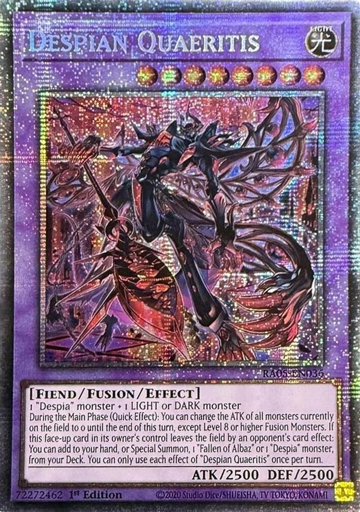 [STARLIGHT RARE] Despian Quaeritis - (RA05-EN036) - 1st Edition