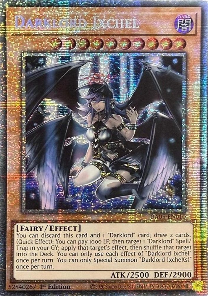 [STARLIGHT RARE] Darklord Ixchel - (RA05-EN010) - 1st Edition
