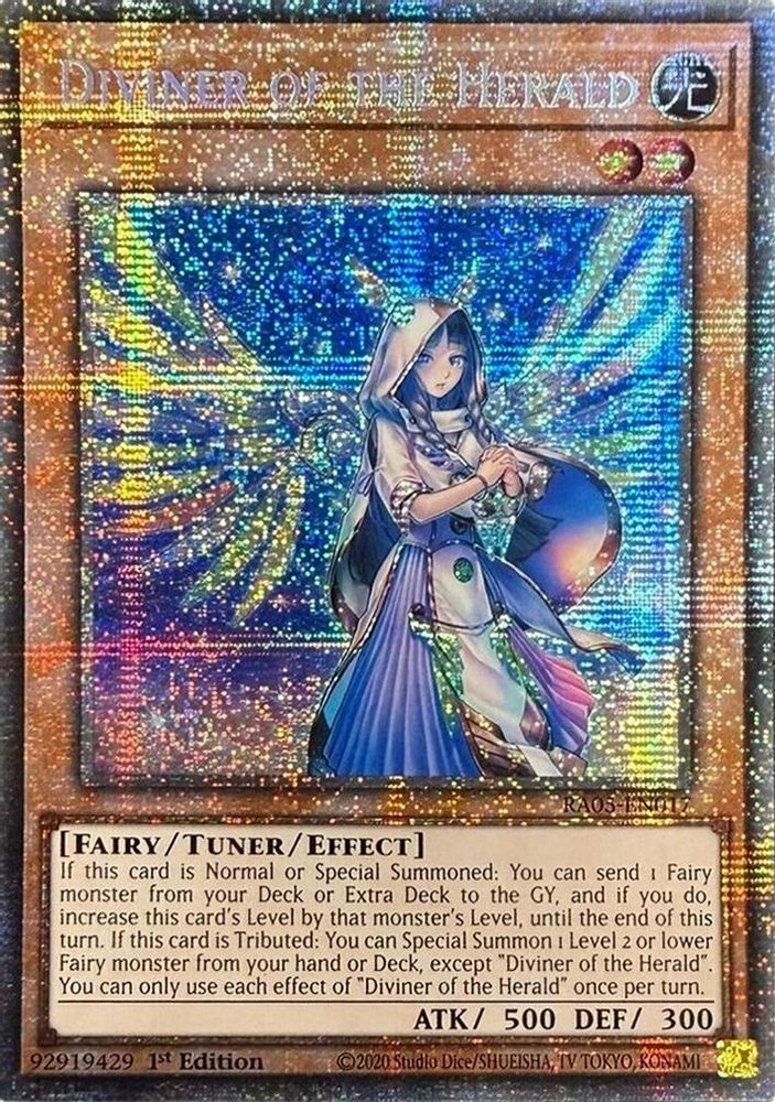 [STARLIGHT RARE] Diviner of the Herald - (RA05-EN017) - 1st Edition