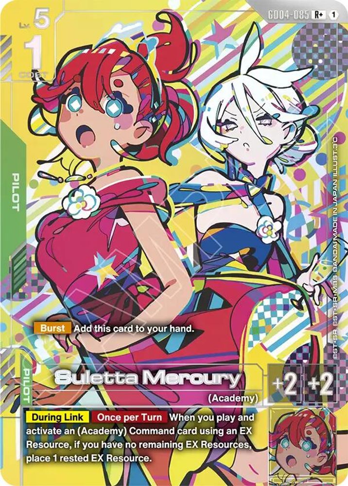 [ALTERNATE ART] Suletta Mercury (R+) (GD04-085) - Gundam Phantom Aria
