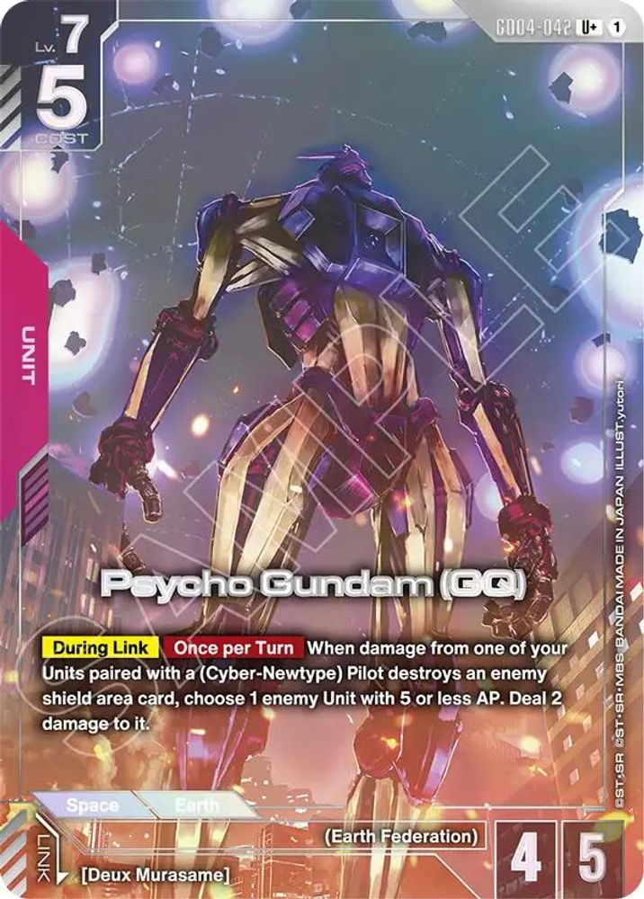 [ALTERNATE ART] Psycho Gundam (GQ) (U+) (GD04-042) - Gundam Phantom Aria