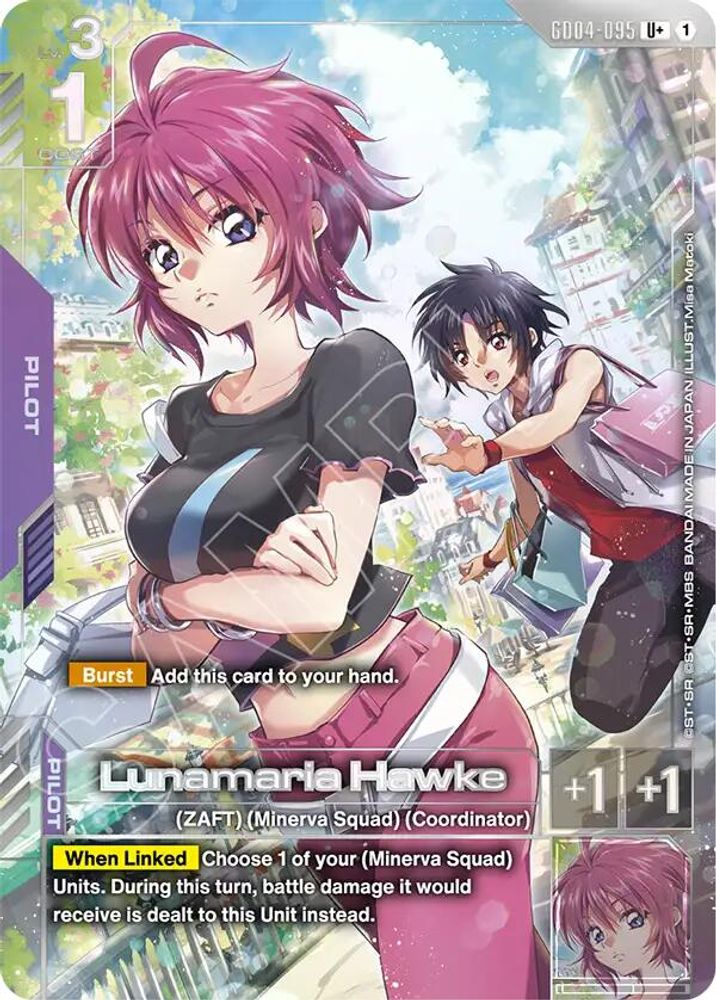 [ALTERNATE ART] Lunamaria Hawke (U+) (GD04-095) - Gundam Phantom Aria