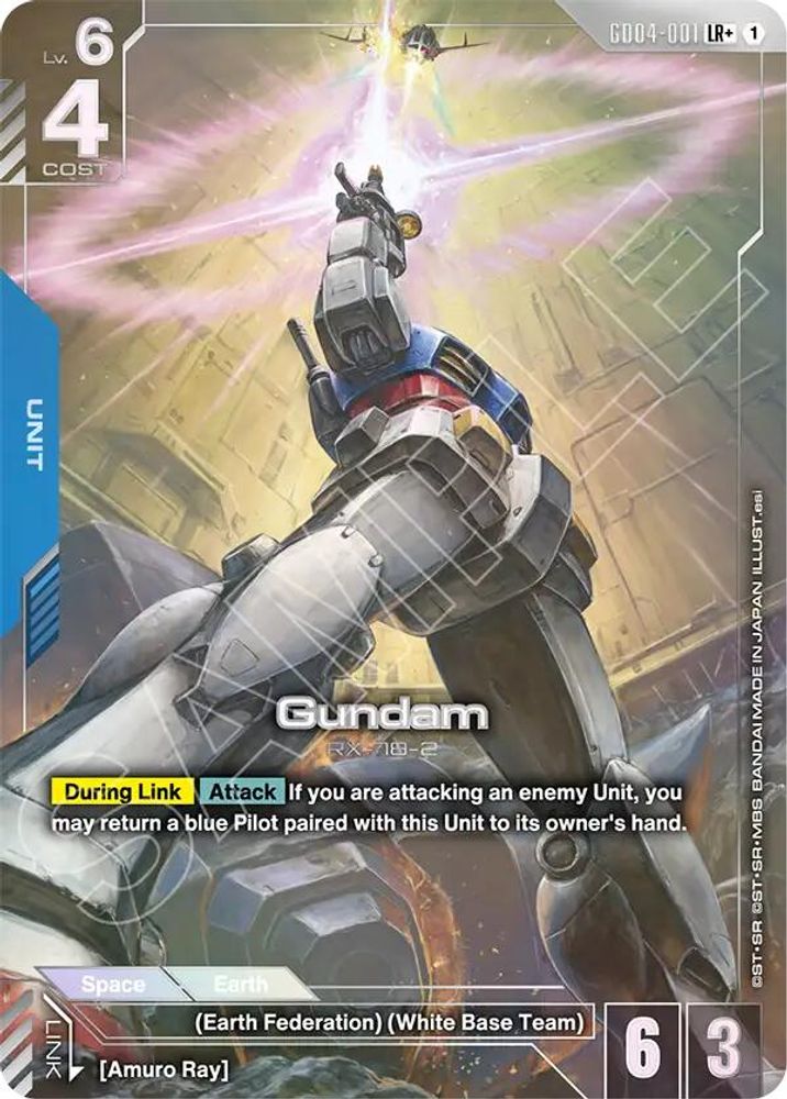 [ALTERNATE ART] Gundam (GD04-001) (LR+) (GD04-001) - Gundam Phantom Aria