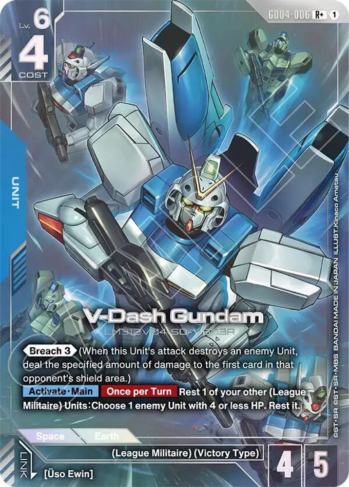 [ALTERNATE ART] V-Dash Gundam (R+) (GD04-006) - Gundam Phantom Aria