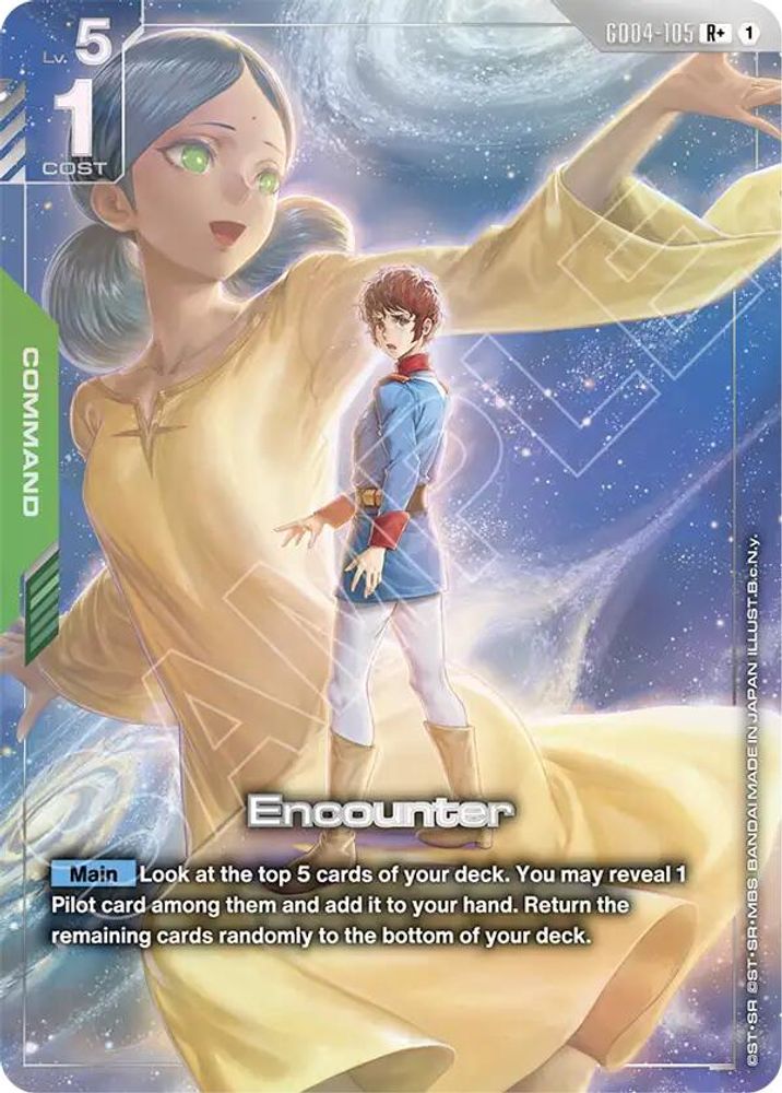 [ALTERNATE ART] Encounter (R+) (GD04-105) - Gundam Phantom Aria