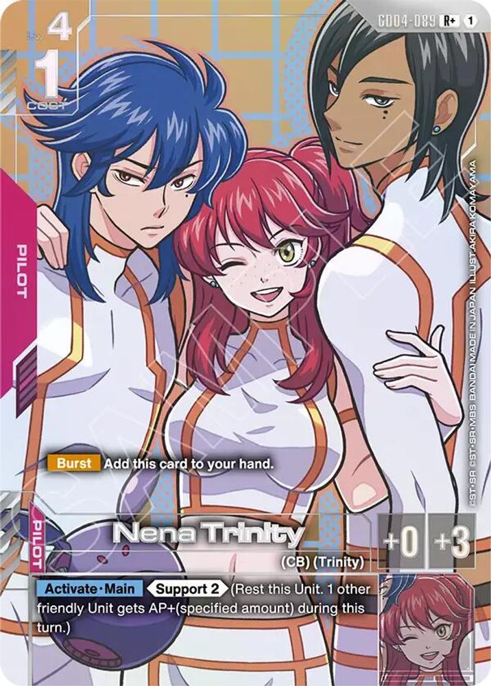 [ALTERNATE ART] Nena Trinity (R+) (GD04-089) - Gundam Phantom Aria