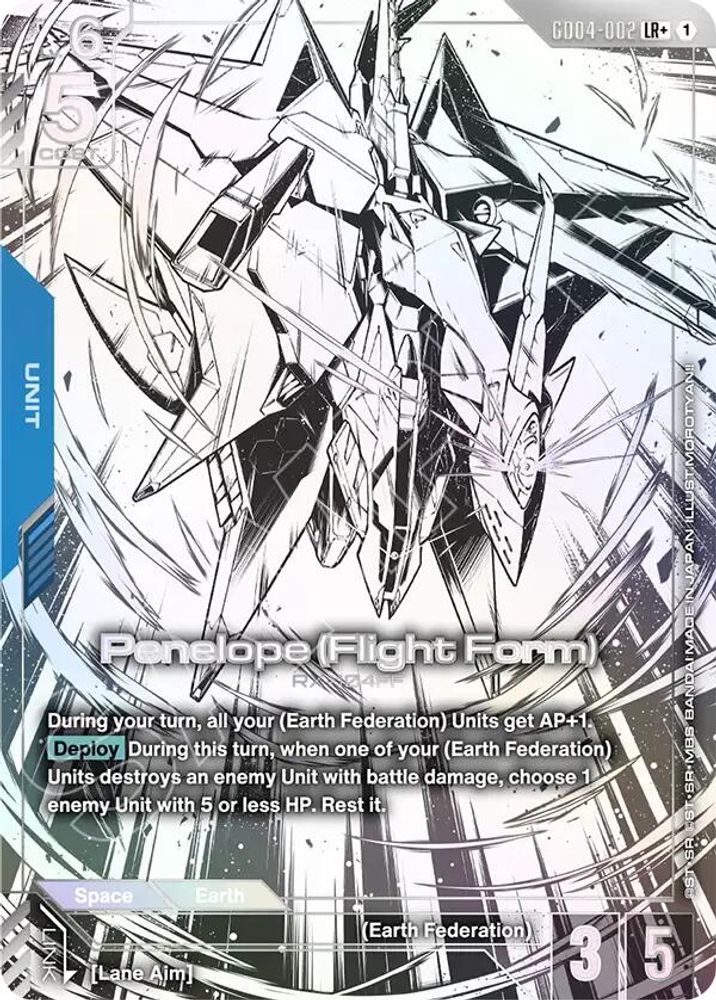 [ALTERNATE ART] Penelope (Flight Form) (LR+) (GD04-002) - Gundam Phantom Aria