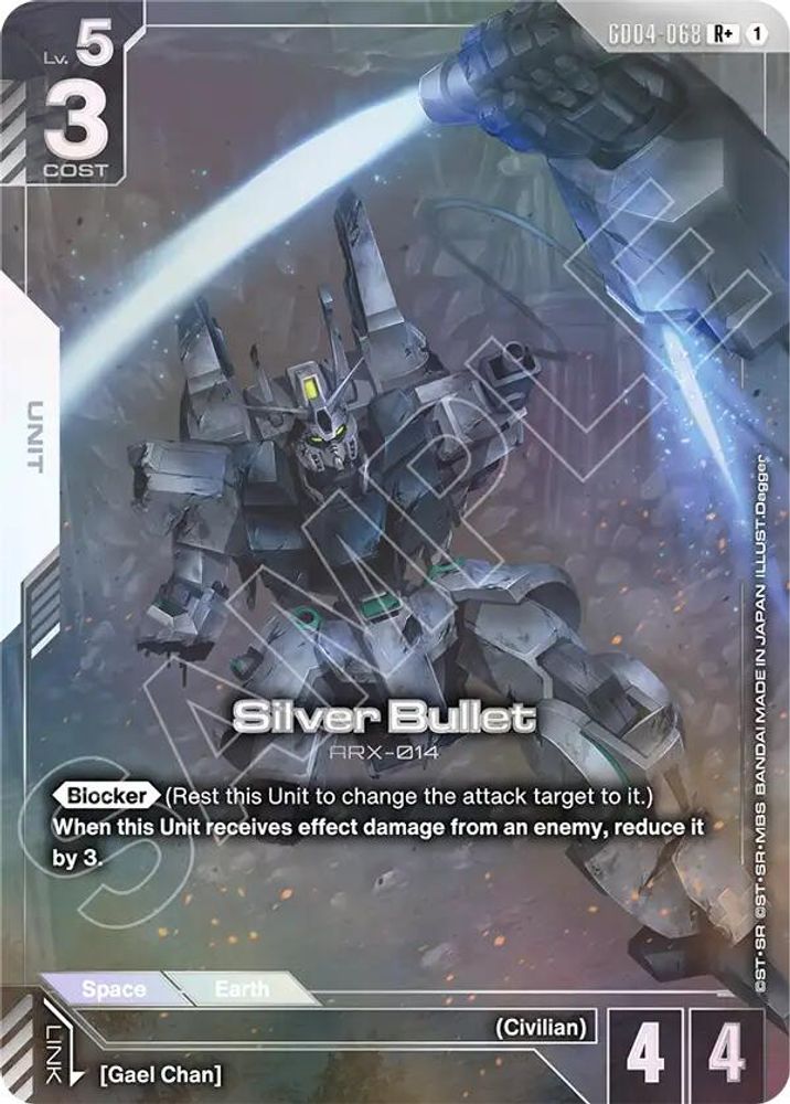 [ALTERNATE ART] Silver Bullet (R+) (GD04-068) - Gundam Phantom Aria