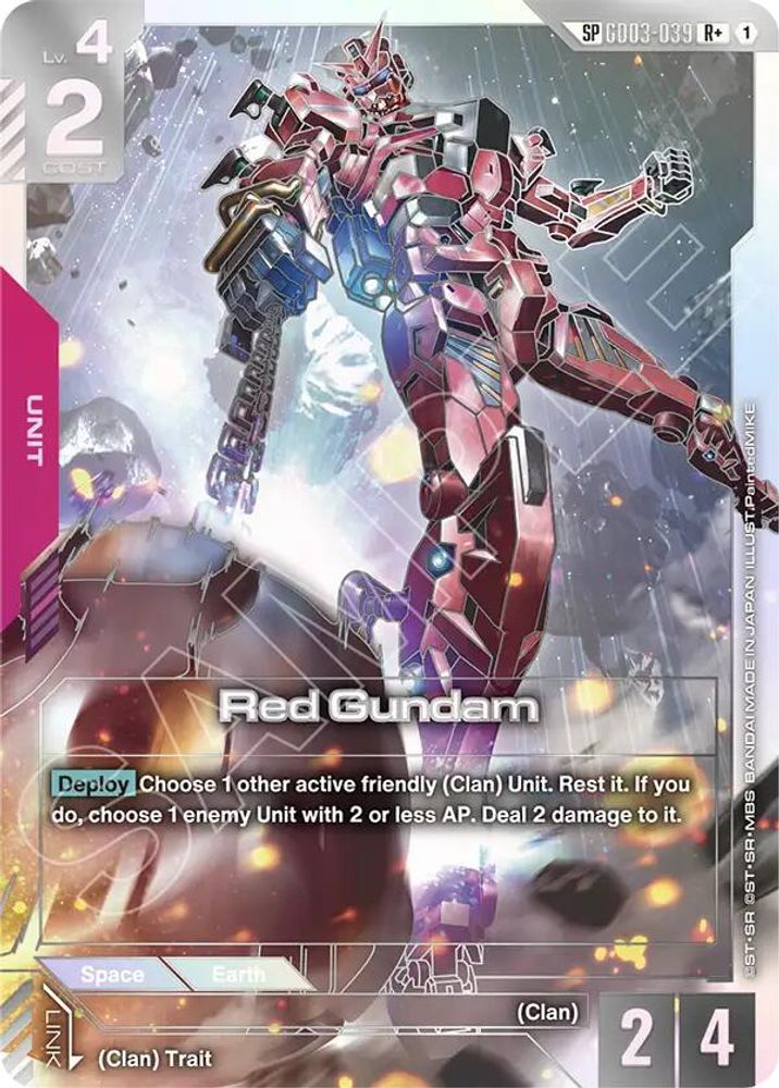 [ SP ] Red Gundam (SP) (GD03-039) (R+) - Gundam Phantom Aria