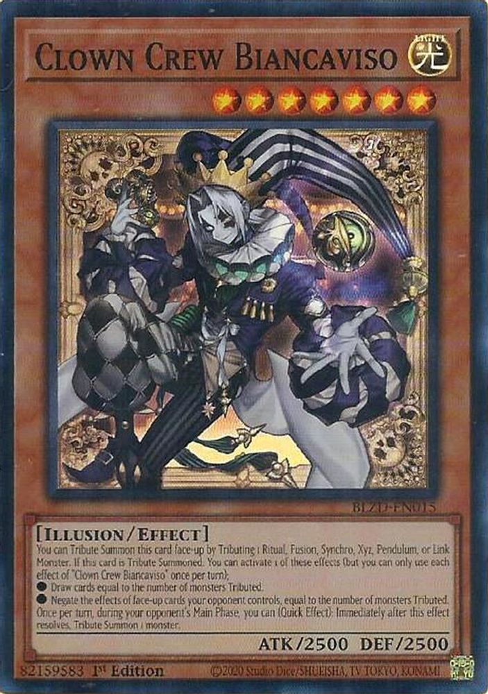 Clown Crew Biancaviso - (BLZD-EN015) - Super Rare 1st Edition