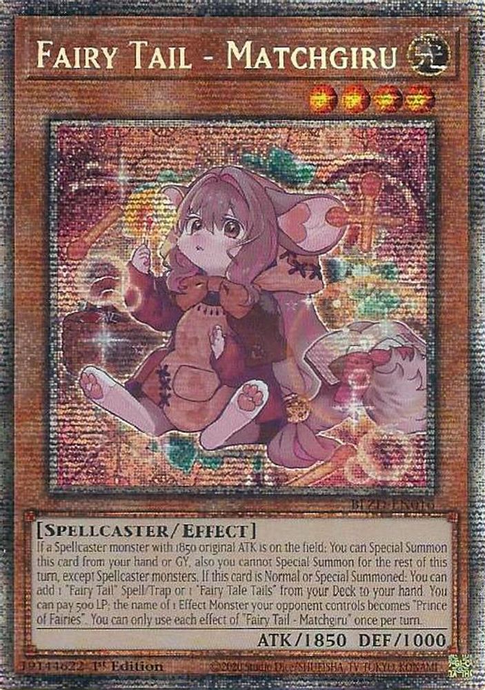[STARLIGHT RARE] Fairy Tail - Matchgiru - (BLZD-EN016) - Starlight Rare 1st Edition