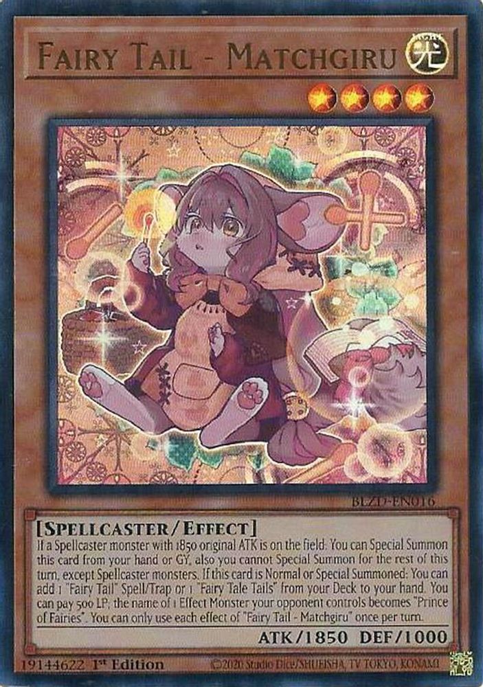 Fairy Tail - Matchgiru - (BLZD-EN016) - Ultra Rare 1st Edition