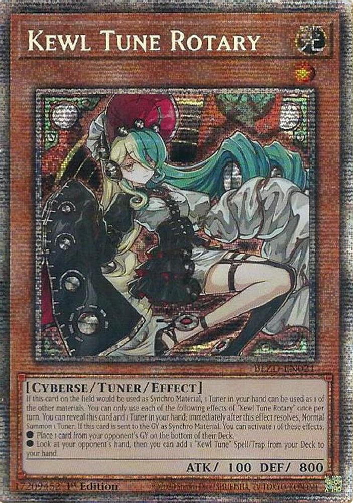 [STARLIGHT RARE] Kewl Tune Rotary - (BLZD-EN021) - Starlight Rare 1st Edition[STARLIGHT RARE]