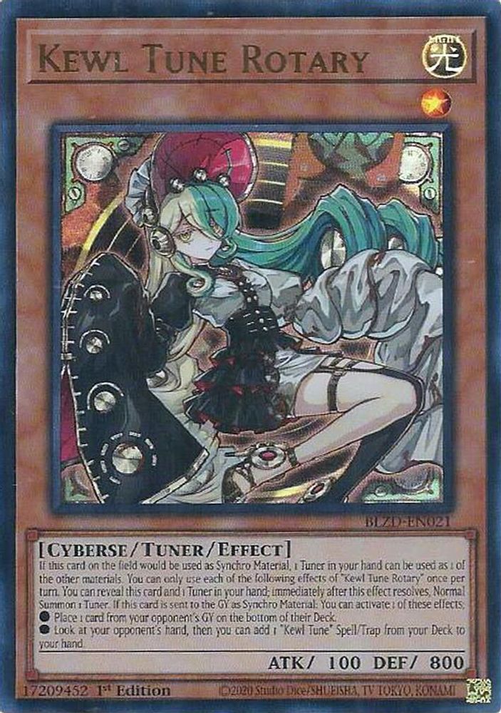 Kewl Tune Rotary - (BLZD-EN021) - Ultra Rare 1st Edition
