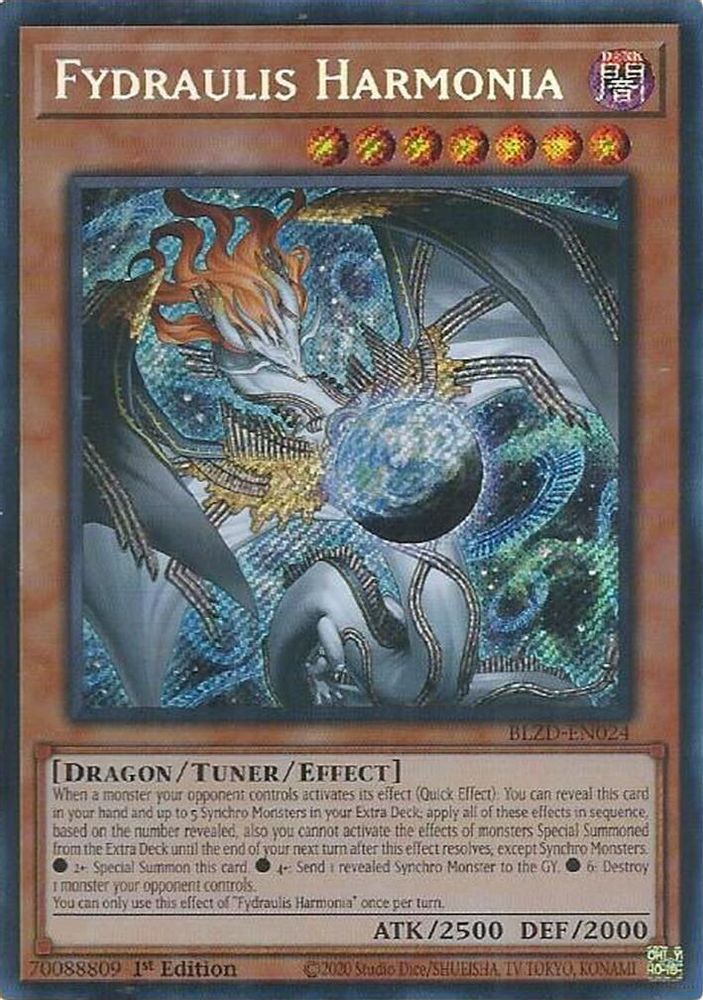 Fydraulis Harmonia - (BLZD-EN024) - Secret Rare 1st Edition