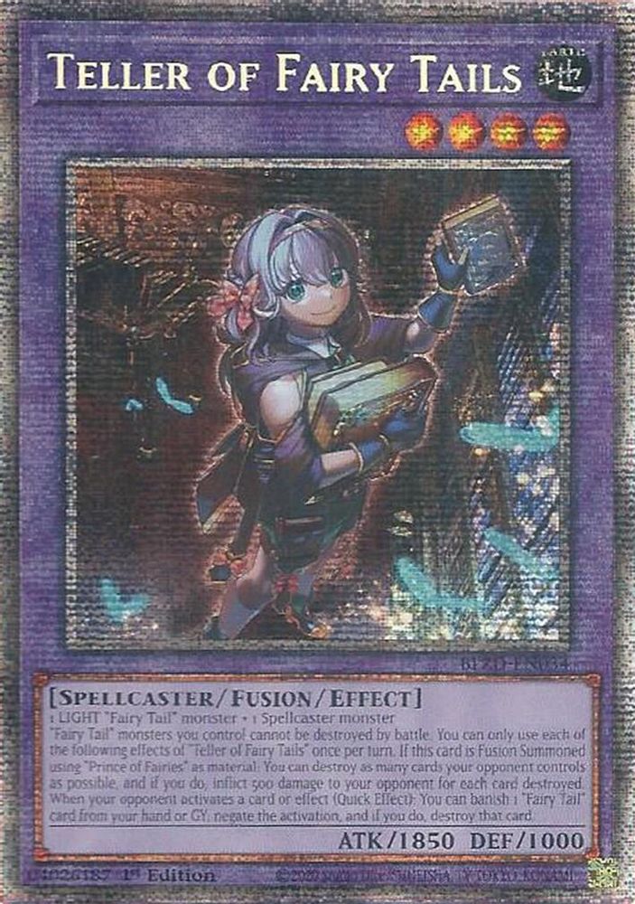 [STARLIGHT RARE] Teller of Fairy Tails - (BLZD-EN034) - Starlight Rare 1st Edition