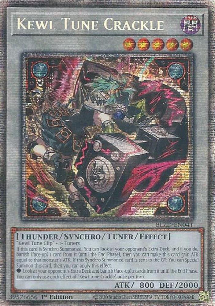 [STARLIGHT RARE] Kewl Tune Crackle - (BLZD-EN041) - Starlight Rare 1st Edition