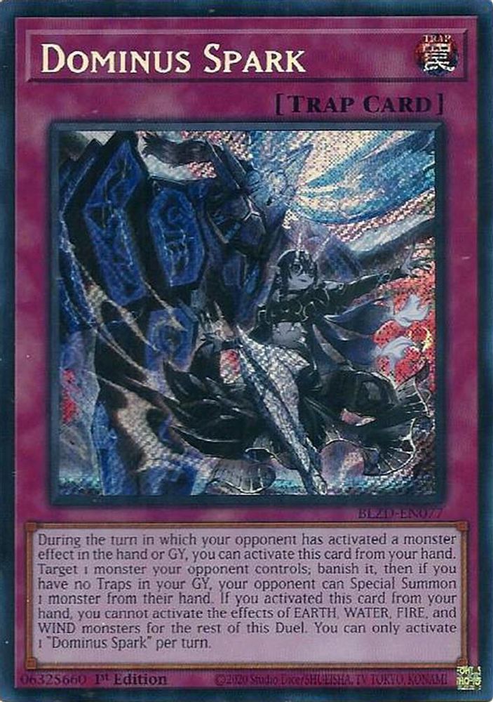 Dominus Spark - (BLZD-EN077) - Secret Rare 1st Edition