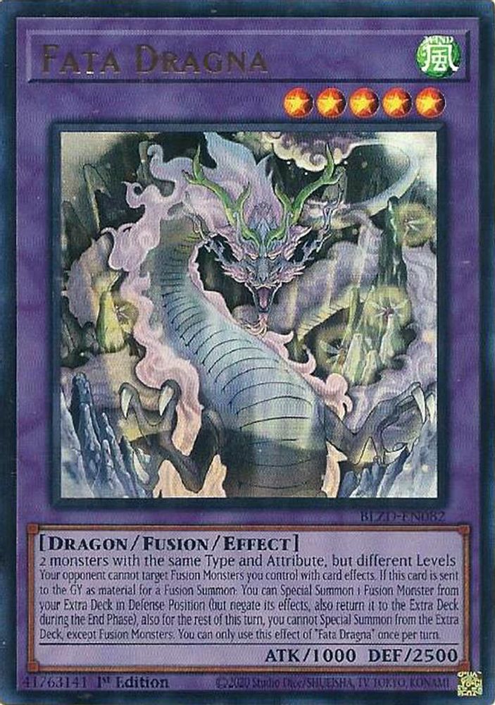 Fata Dragna - (BLZD-EN082) - Ultra Rare 1st Edition
