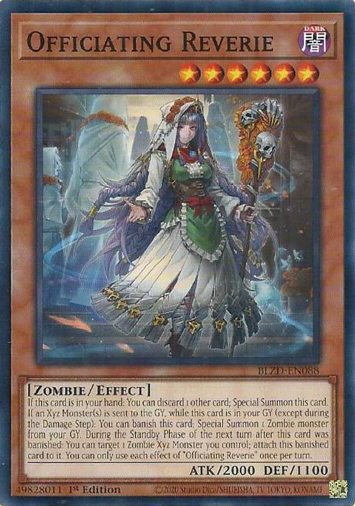 PLAYSET (3) 3x Officiating Reverie - (BLZD-EN088) - Common 1st Edition