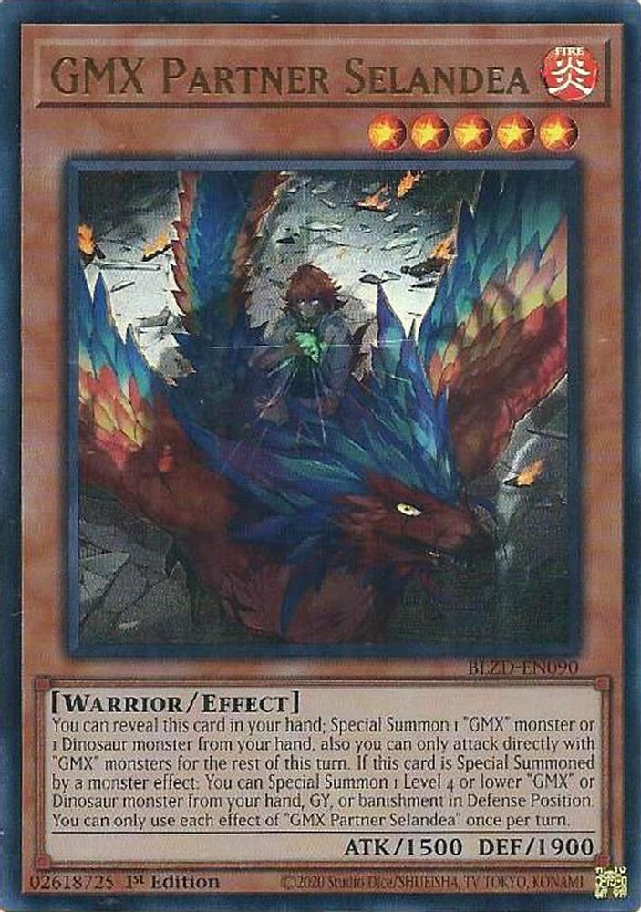 GMX Partner Selandea - (BLZD-EN090) - Ultra Rare 1st Edition