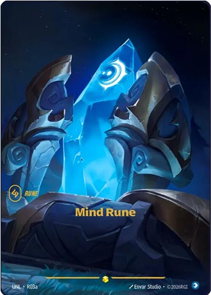 Mind Rune (Alternate Art) (R03a) - Riftbound Unleashed