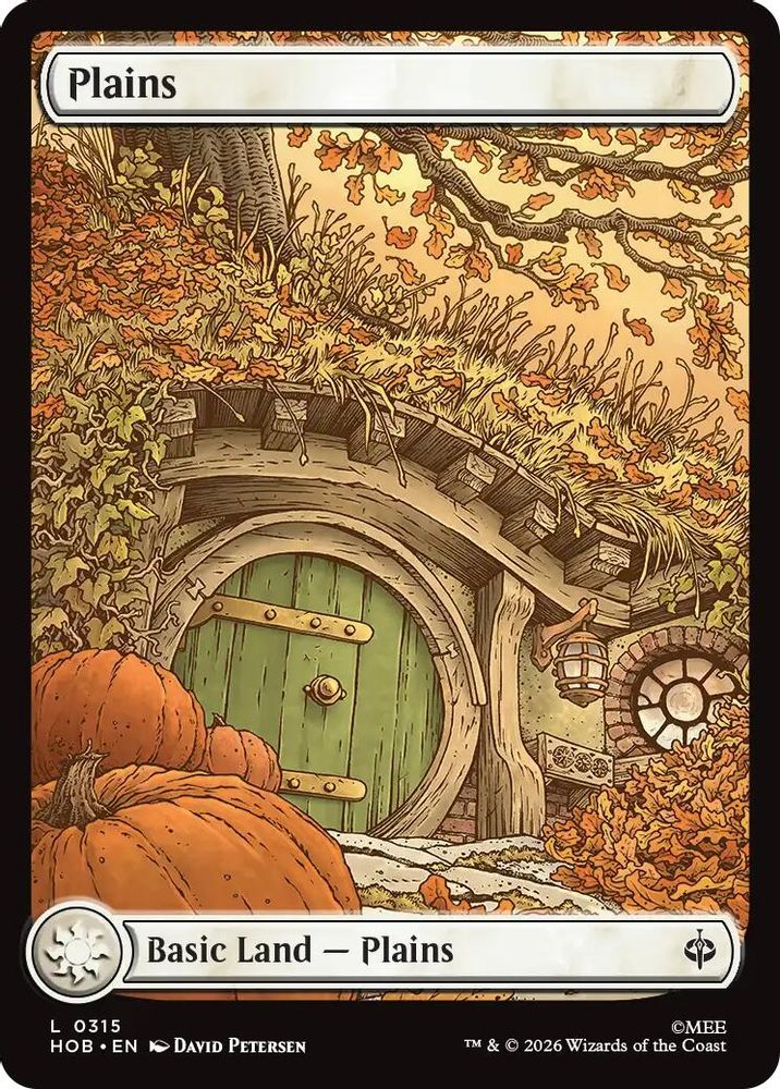 [FOIL] Plains (0315) #315 - LAND HOB - The Hobbit