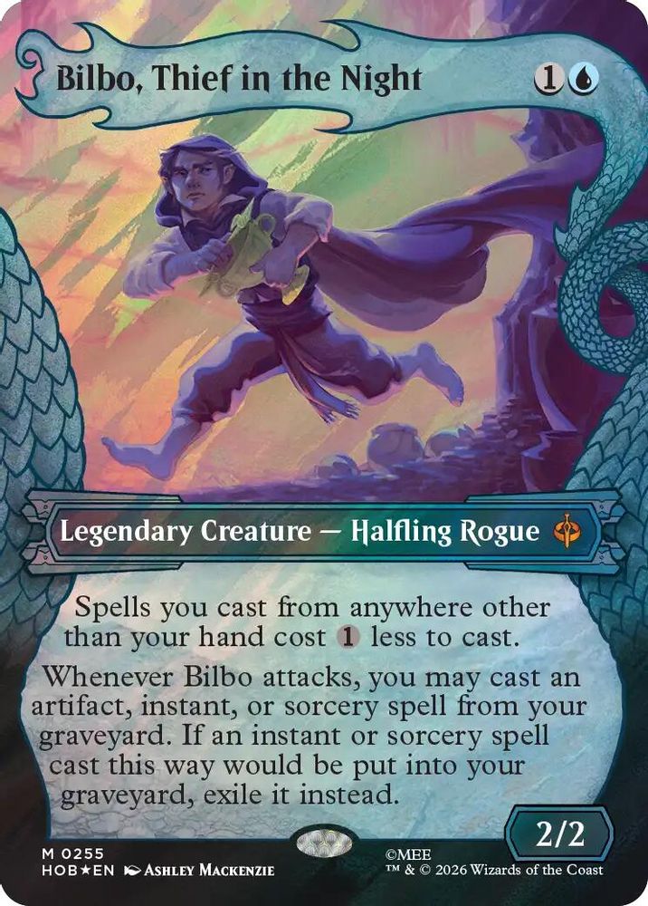 [FOIL] Bilbo, Thief in the Night (Showcase) (Surge Foil) #255 - MYTHIC HOB - The Hobbit