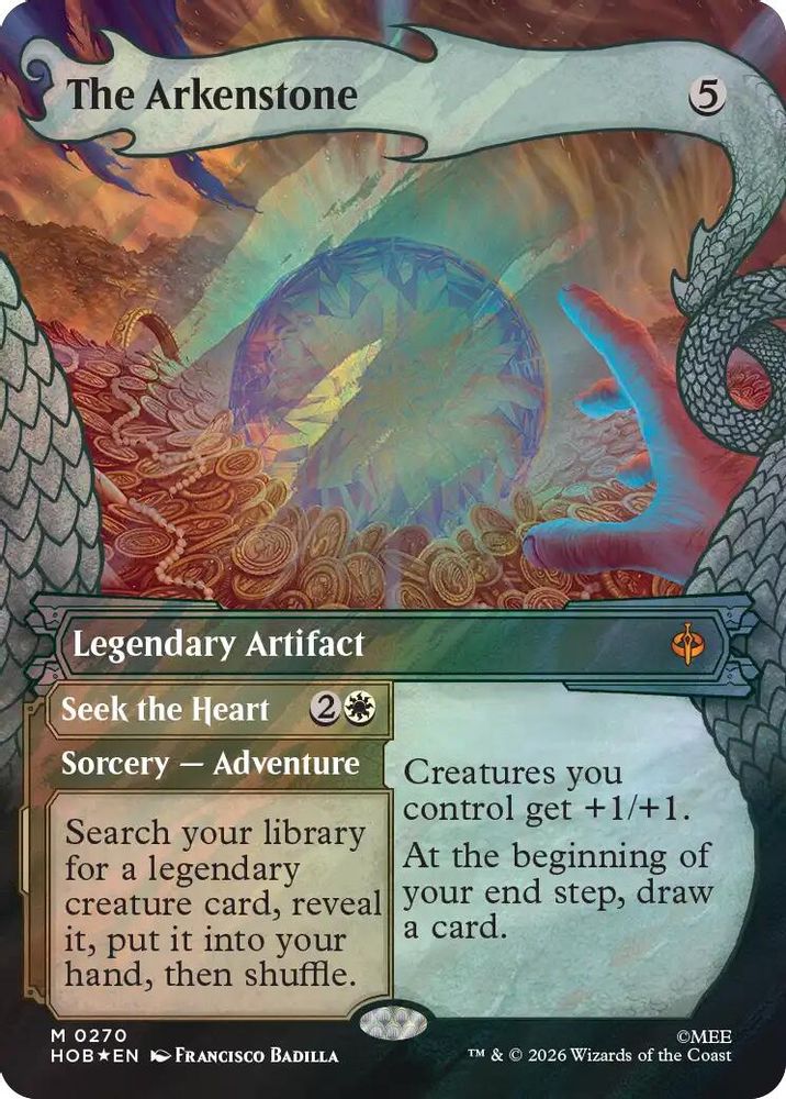 [FOIL] The Arkenstone (Showcase) (Surge Foil) #270 - MYTHIC HOB - The Hobbit