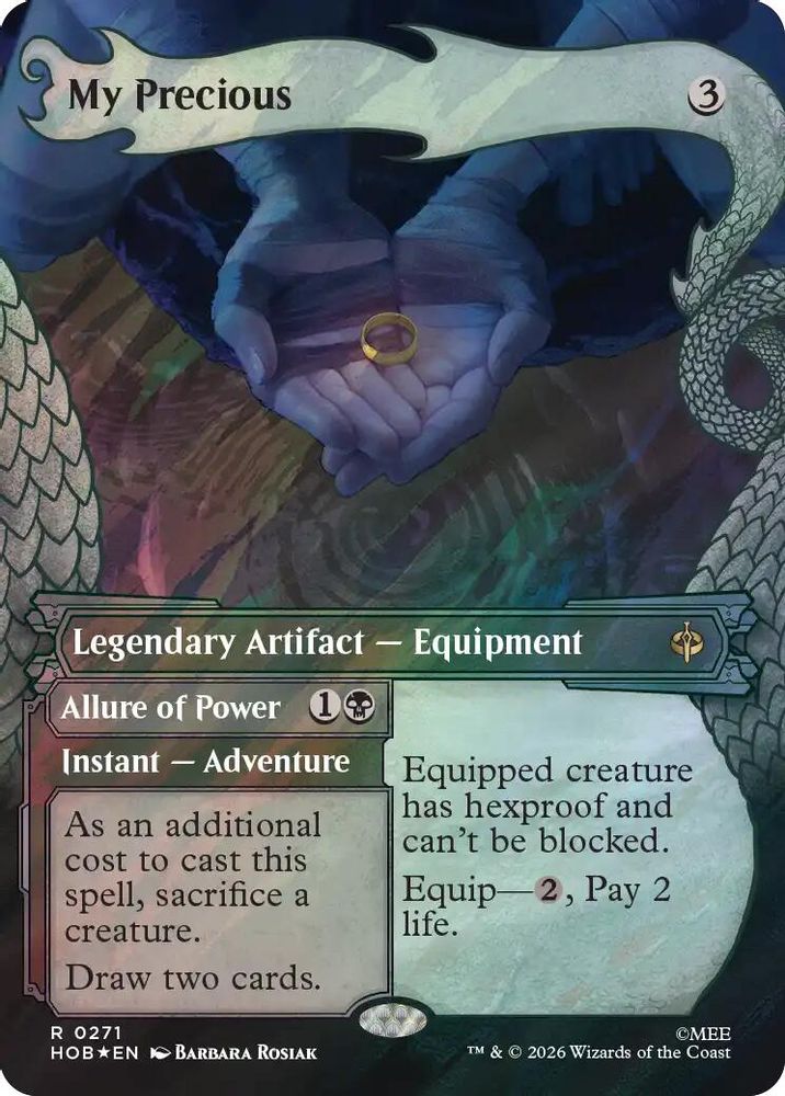 [FOIL] My Precious (Showcase) (Surge Foil) #271 - RARE HOB - The Hobbit