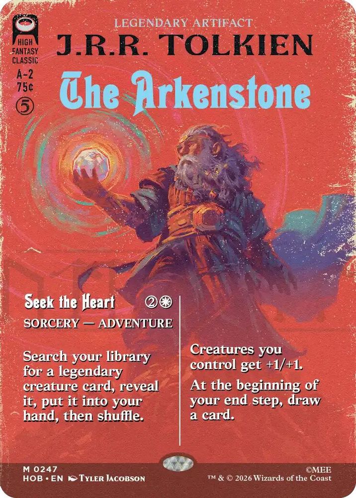 [FOIL] The Arkenstone (Borderless) #247 - MYTHIC HOB - The Hobbit