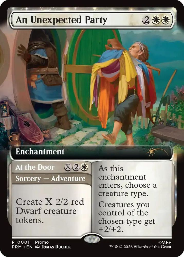 [FOIL] An Unexpected Party (Extended Art) #001 - PROMO PRM - Promo Pack: The Hobbit