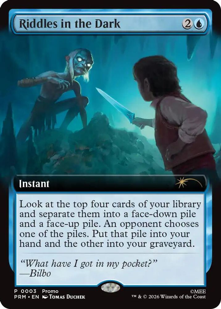 [FOIL] Riddles in the Dark (Extended Art) #003 - PROMO PRM - Promo Pack: The Hobbit